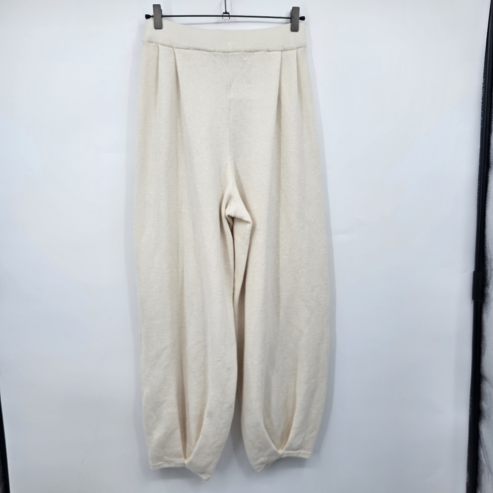 Free People Ivory High-Rise Relaxed Track Pants - Picture 8 of 8